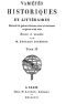 [Gutenberg 48401] • Variétés Historiques et Littéraires (04/10) / Recueil de pièces volantes rares et curieuses en prose et en vers